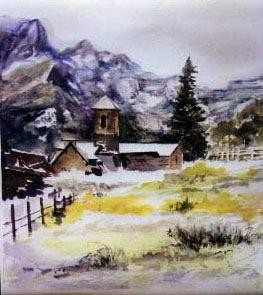 Watercolor Painting - sc101 water color